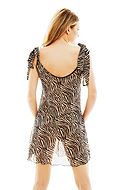 Mini dress, high quality, zebra